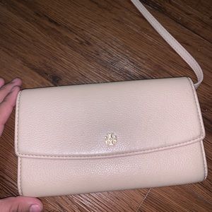 Tory Burch vguc pale pink crossbody bag